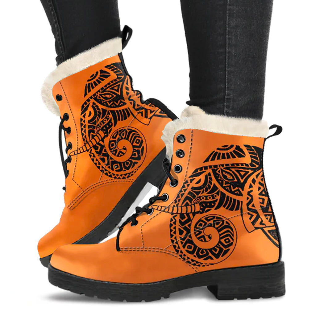 Fur-Lined Boots Valkyr