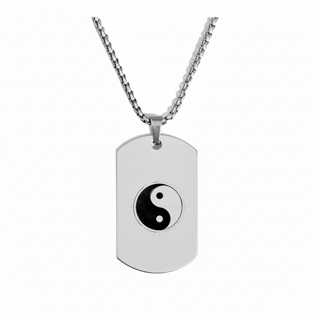 Spirituelle Yin Yang-Halskette