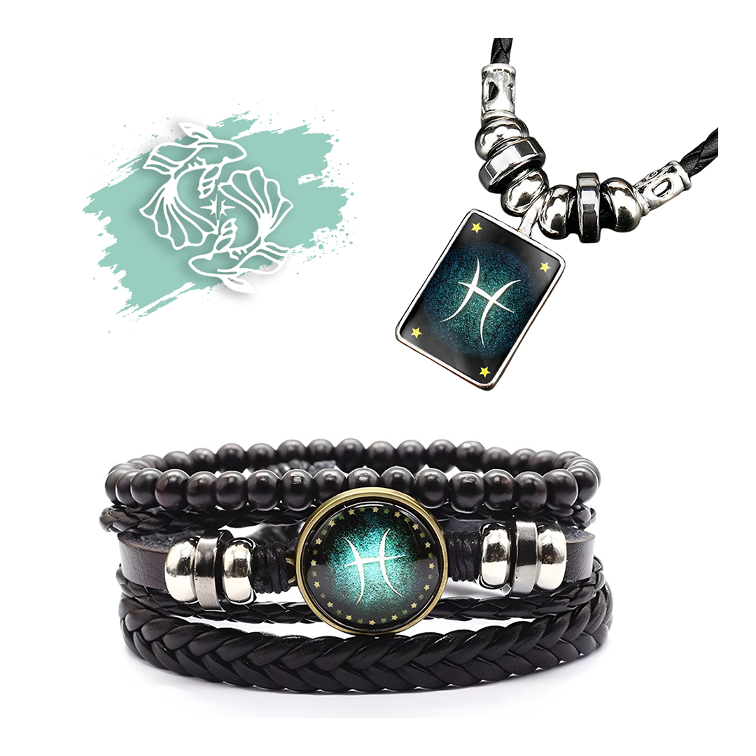 Zodiac Bracelet + Free Necklace