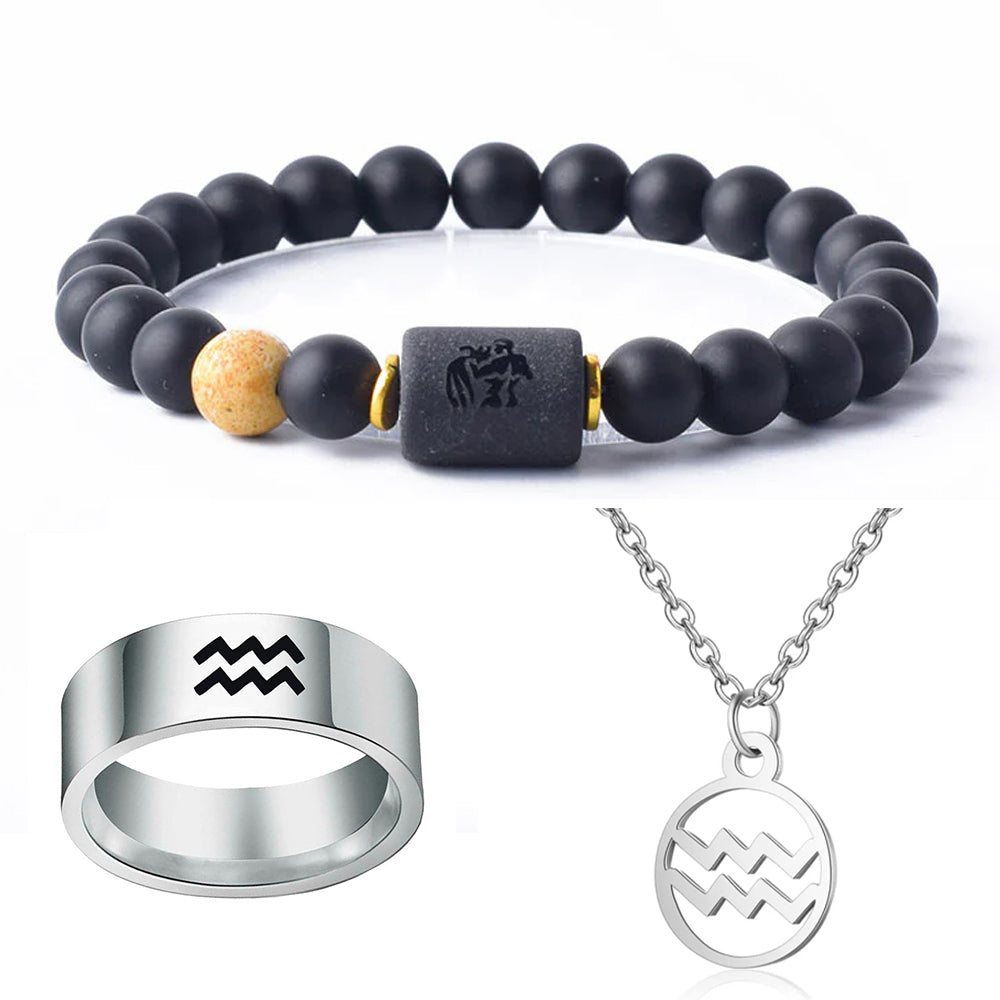 Zodiac Jewelry Bundle – Men