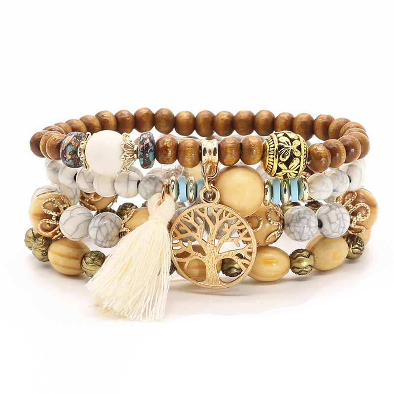 Bracelet Perle Ethnique Arbre de Vie