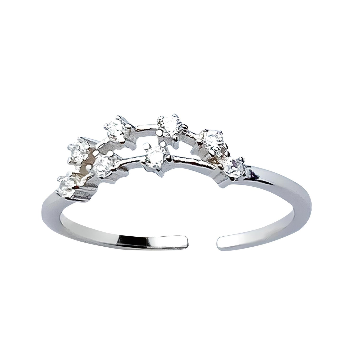 Sternzeichen Ring Silber