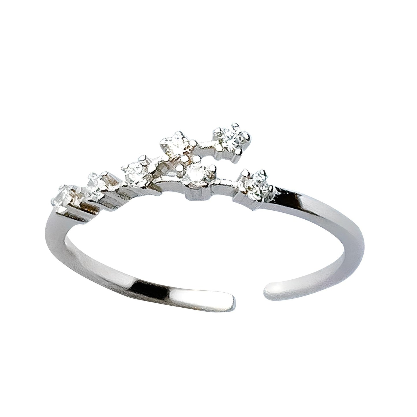 Sternzeichen Ring Silber