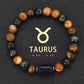 Natural Stone Zodiac Bracelet