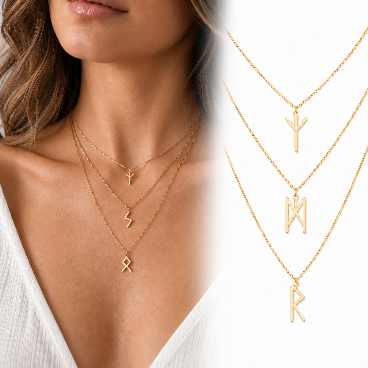 Collares de Runas para Mujer