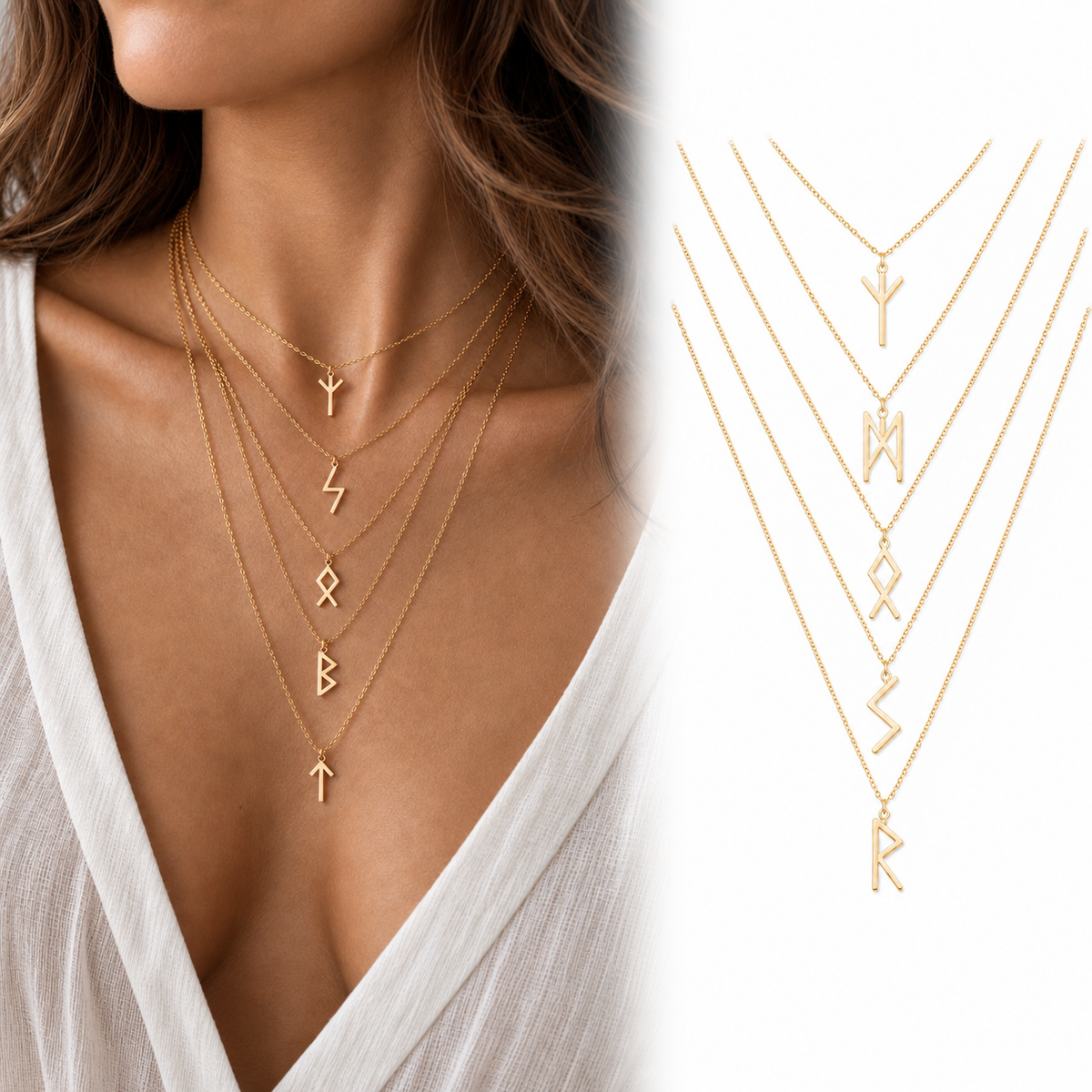 Collares de Runas para Mujer