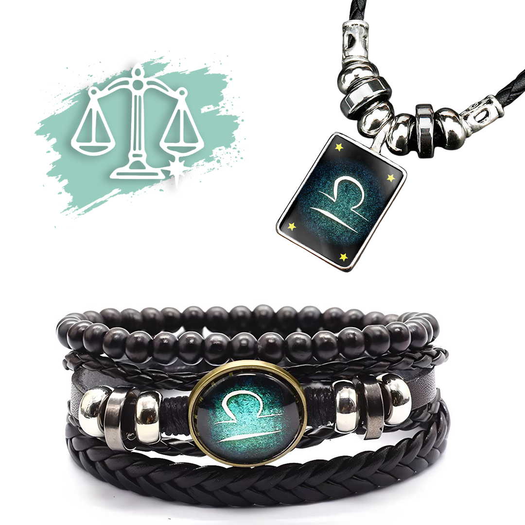 Sternzeichen Armband + Halskette Gratis