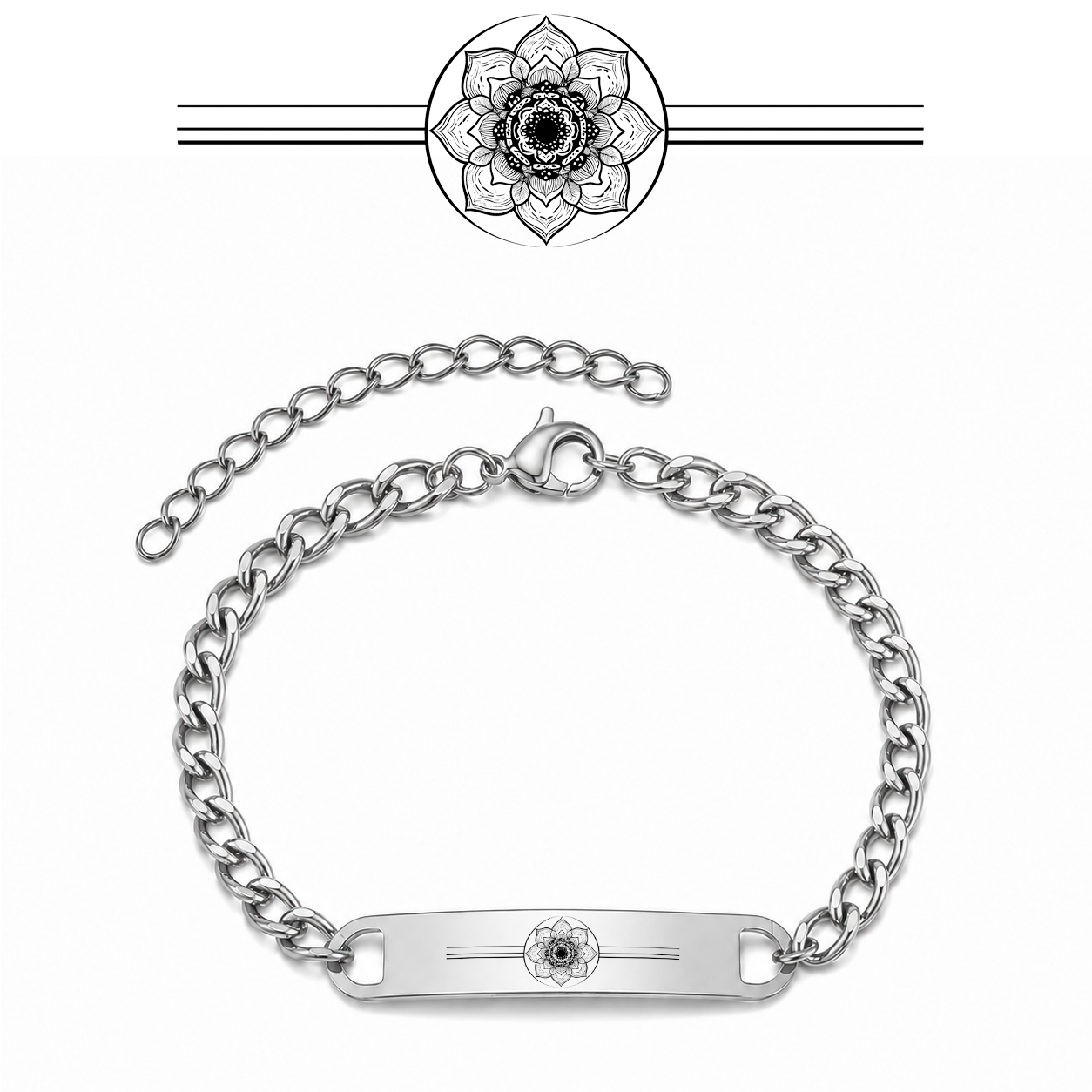 Spirituelles Armband Mandala