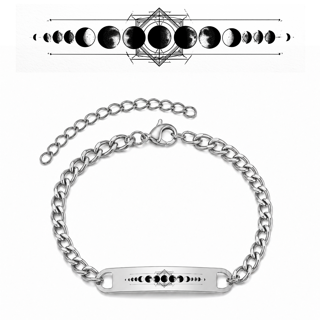 Spirituelles Armband Moon