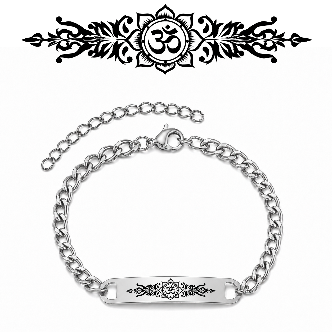 Spirituelles Armband Om