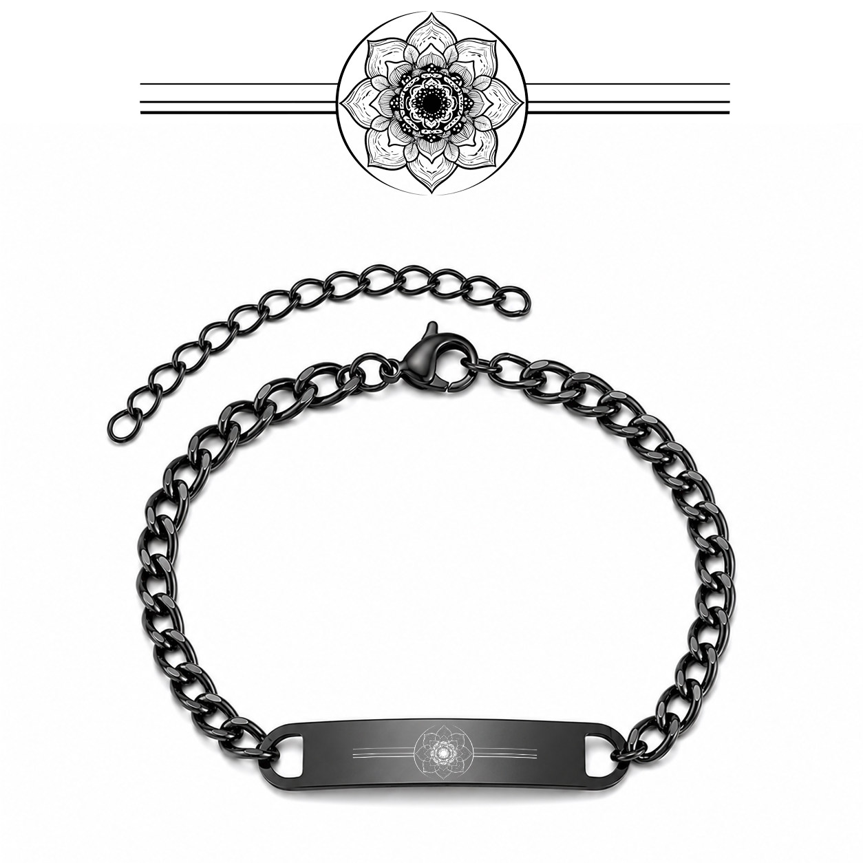 Spirituelles Armband Mandala