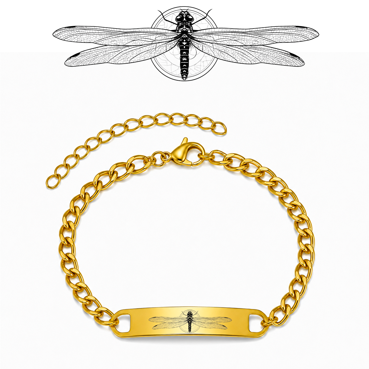 Spirituelles Armband Dragonfly