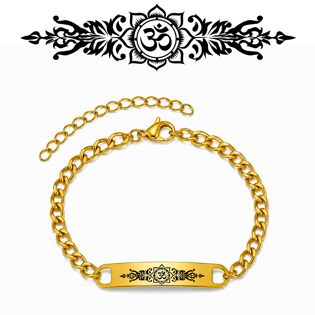 Spirituelles Armband Om