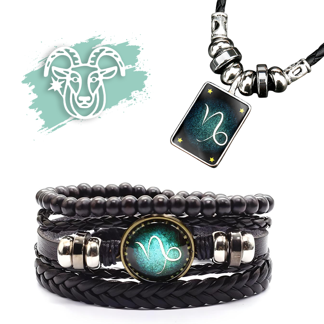 Sternzeichen Armband + Halskette Gratis