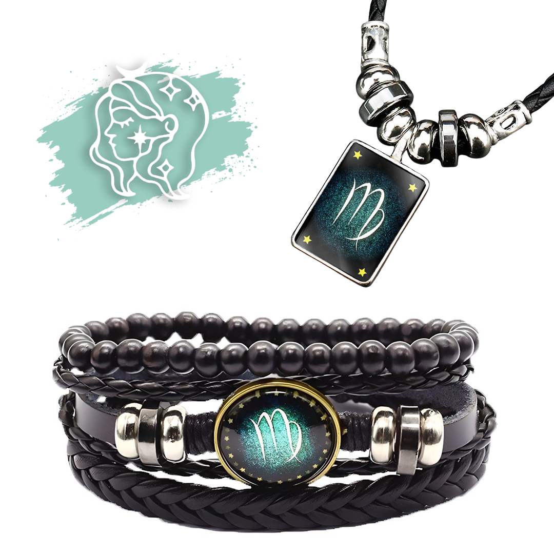 Sternzeichen Armband + Halskette Gratis