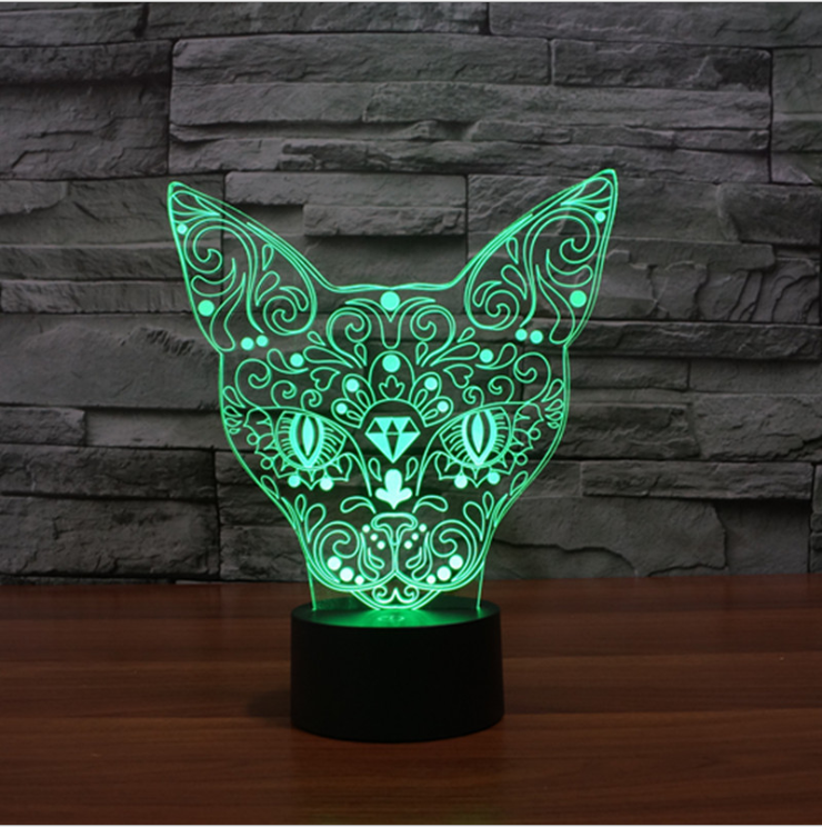 3D-Lampe Bastet