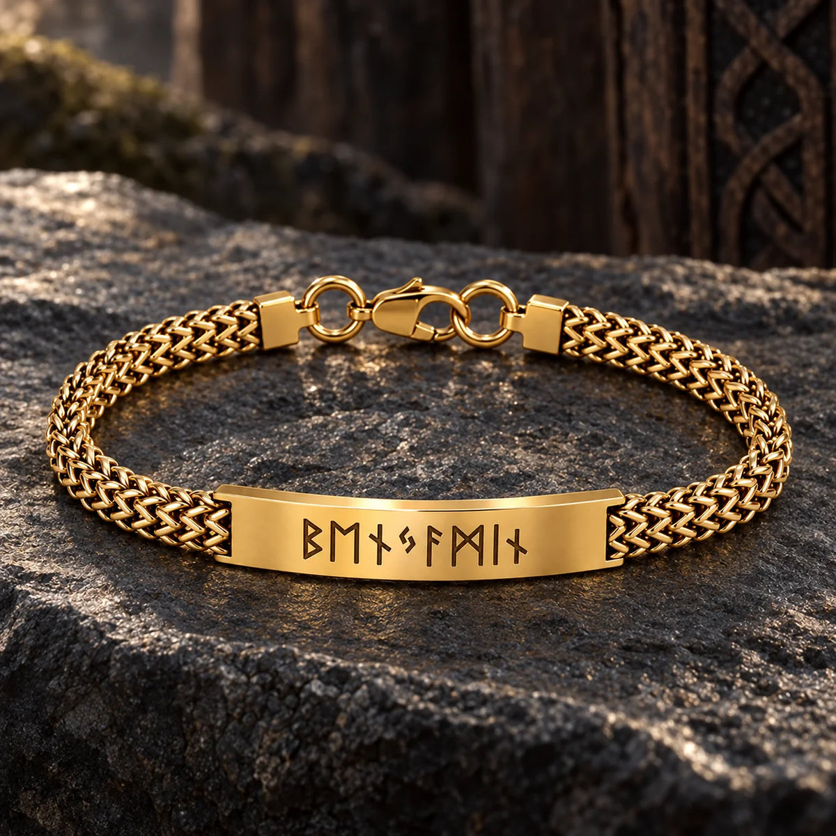 Bracciale Targhetta Vichingo Uomo