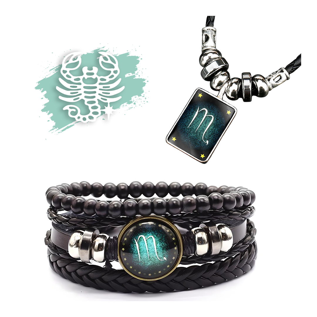 Zodiac Bracelet + Free Necklace
