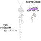 Collana con Fiore di Nascita Personalizzato