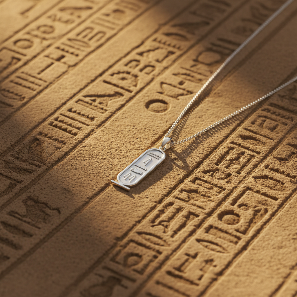 Personalized Egyptian Hieroglyph Necklace