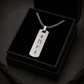 Collana Rune Vichinghe Incisa Uomo