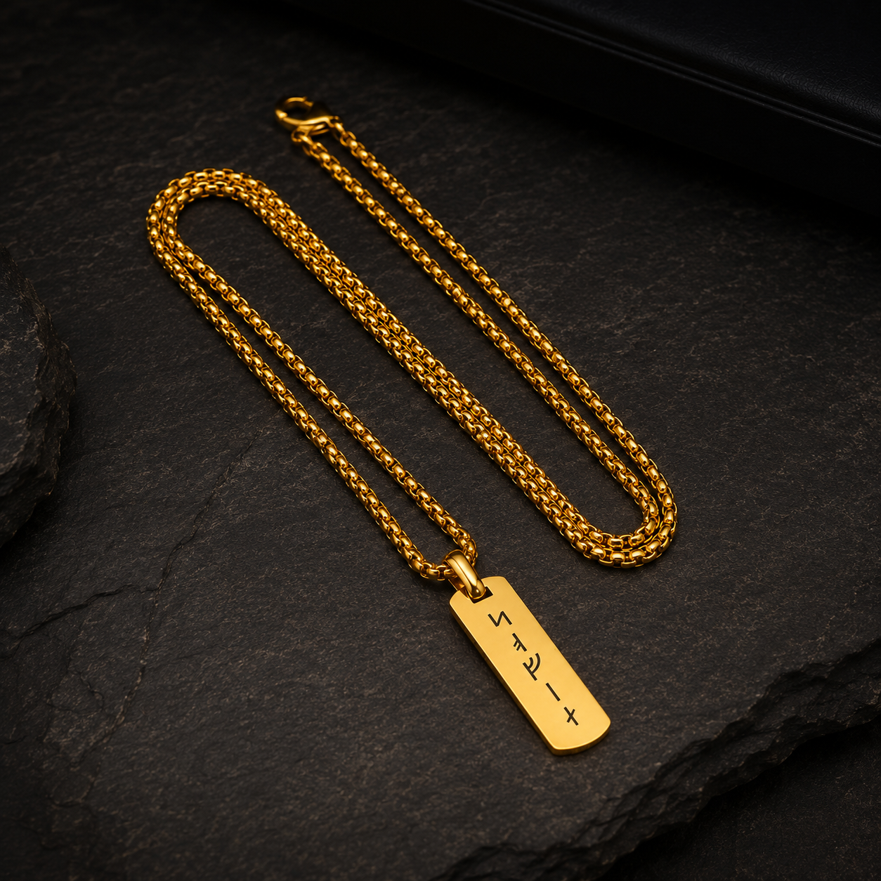 Collana Rune Vichinghe Incisa Uomo