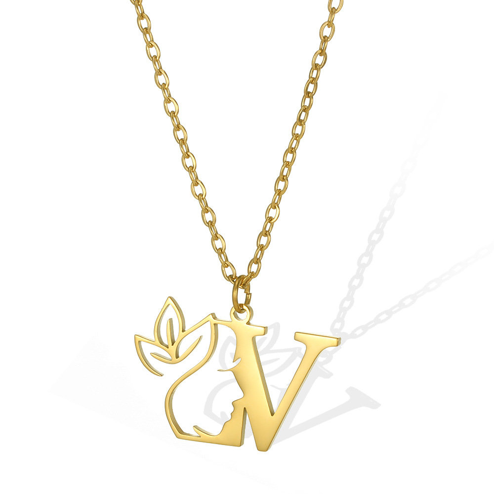 Golden Letter Necklace