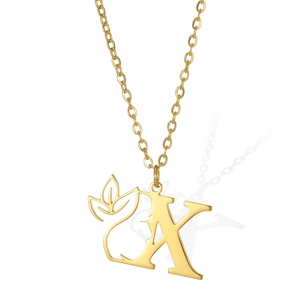 Golden Letter Necklace