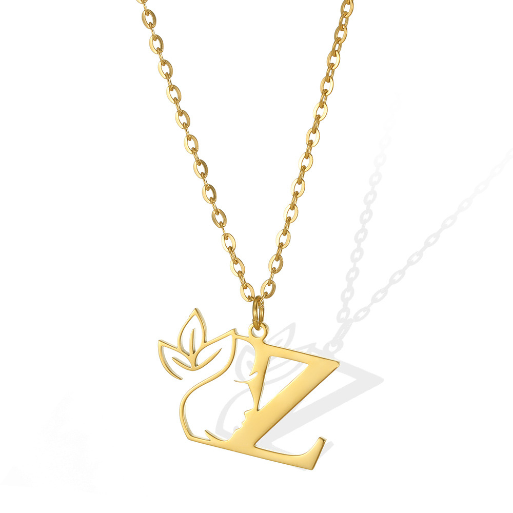 Golden Letter Necklace