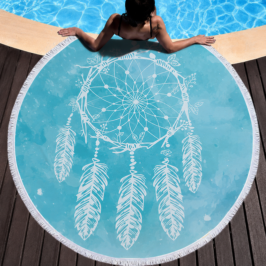 Round Beach Towel Aiyana